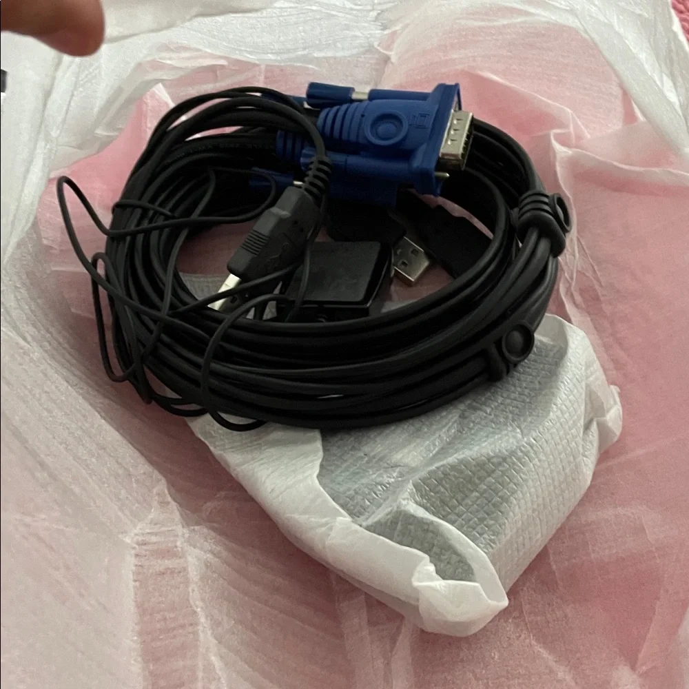 NWT Syba 2 Port USB Cable KVM Switch NIB unused